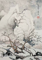 作品总名
四时山居图 中国画四季卷轴系列

Four Seasons Mountain Dwelling Scroll Series
单幅名称
春 山居初醒
夏 林泉正盛
秋 山谷丰藏
冬 雪岭静守