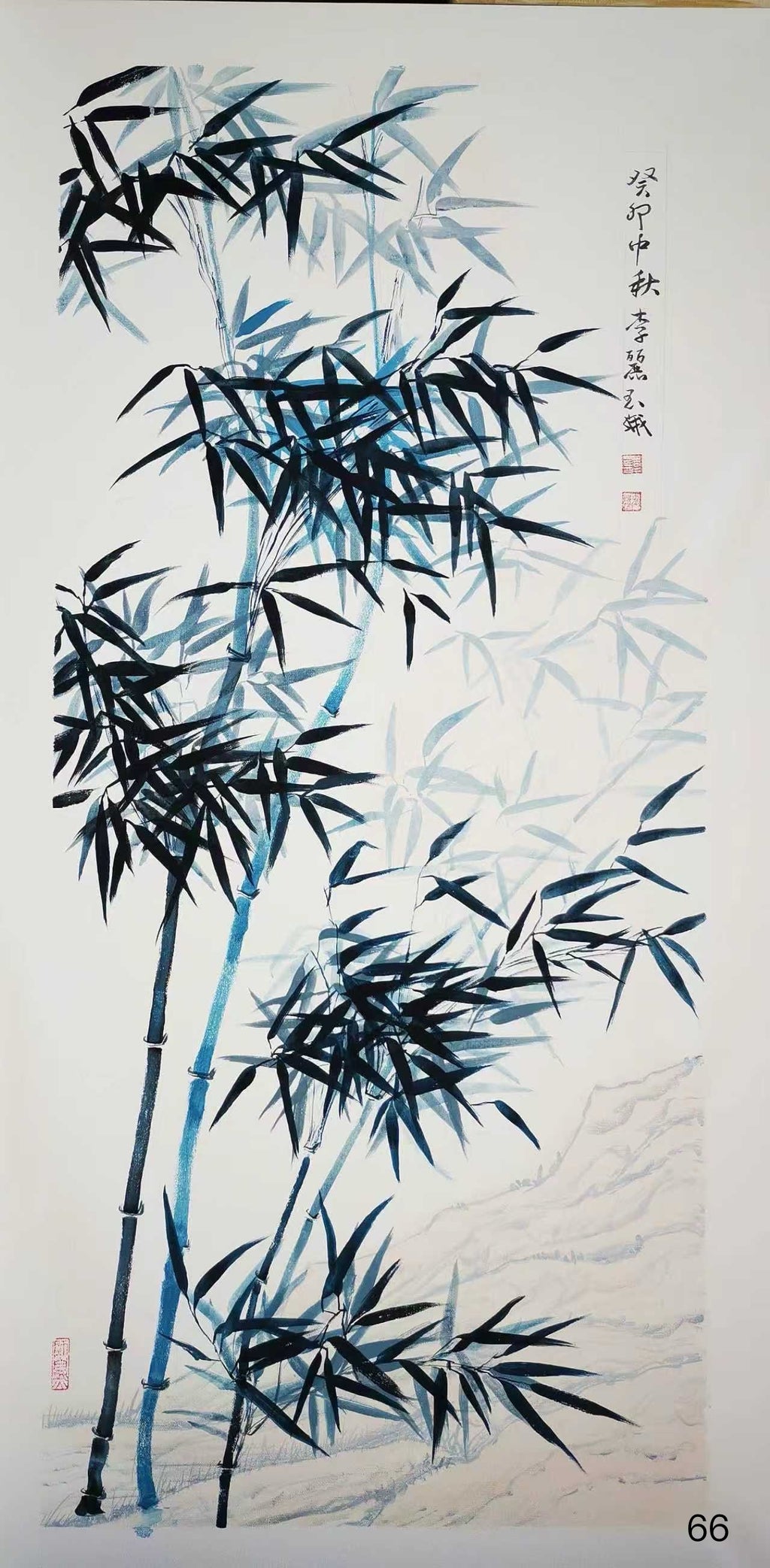 青影疏竹 Blue Shadow Bamboo