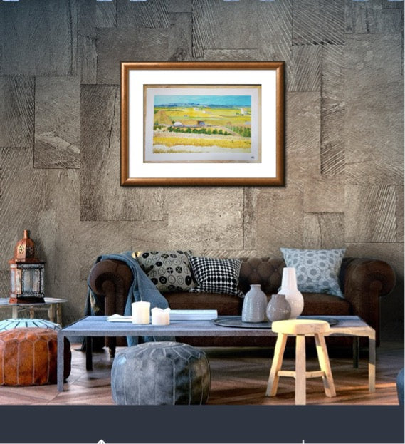 《金色原野的记忆》Memory of Golden Plains

Original Acrylic Painting｜118 × 78 cm｜By Lily Li（李丽乐安）｜Yú Lì Táng