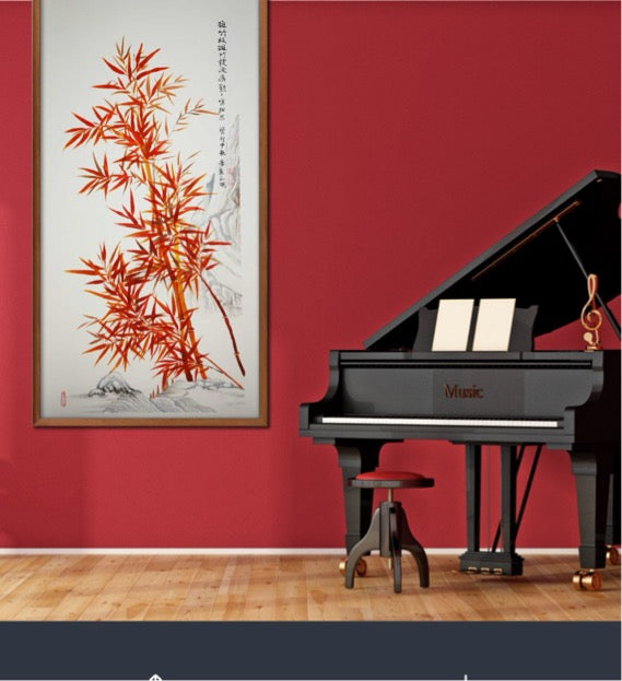 《焰竹清风 Red Flame Bamboo》