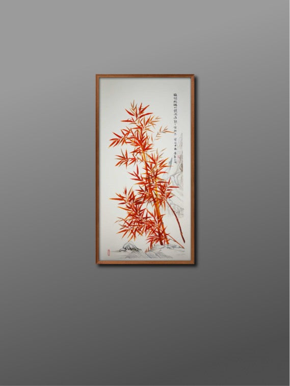 《焰竹清风 Red Flame Bamboo》