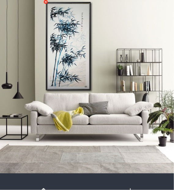 青影疏竹 Blue Shadow Bamboo