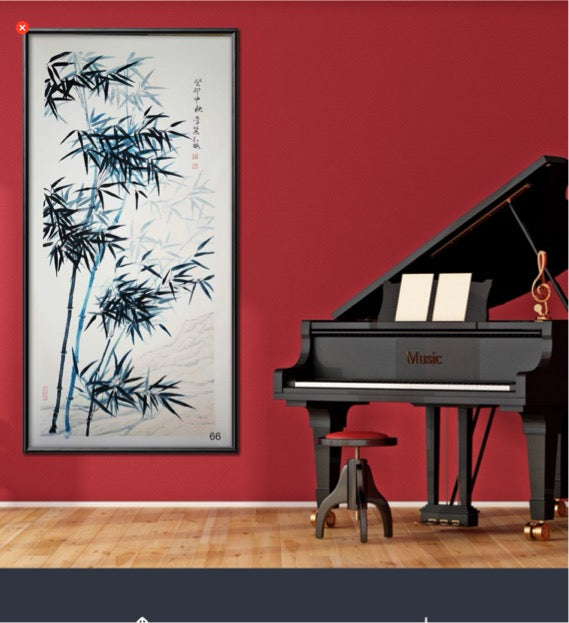 青影疏竹 Blue Shadow Bamboo