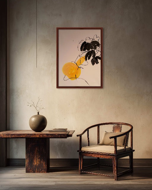 金葫芦 意象写意画 Acrylic Gourd Painting 61×46 cm