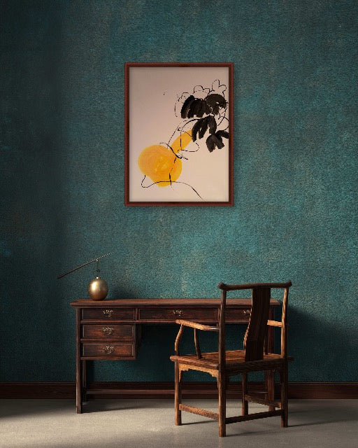 金葫芦 意象写意画 Acrylic Gourd Painting 61×46 cm