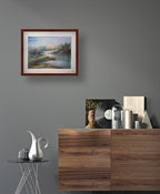 🌿《晨雾湖岸 · Morning Mist on the Lake》Acrylic Painting 50.5×40.5cm