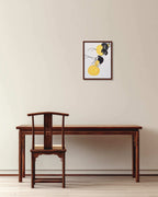 金色葫芦意象 丙烯中国画 60.5 x 46 cm（临齐白石风格）