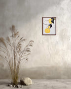 金色葫芦意象 丙烯中国画 60.5 x 46 cm（临齐白石风格）