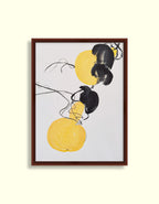 金色葫芦意象 丙烯中国画 60.5 x 46 cm（临齐白石风格）