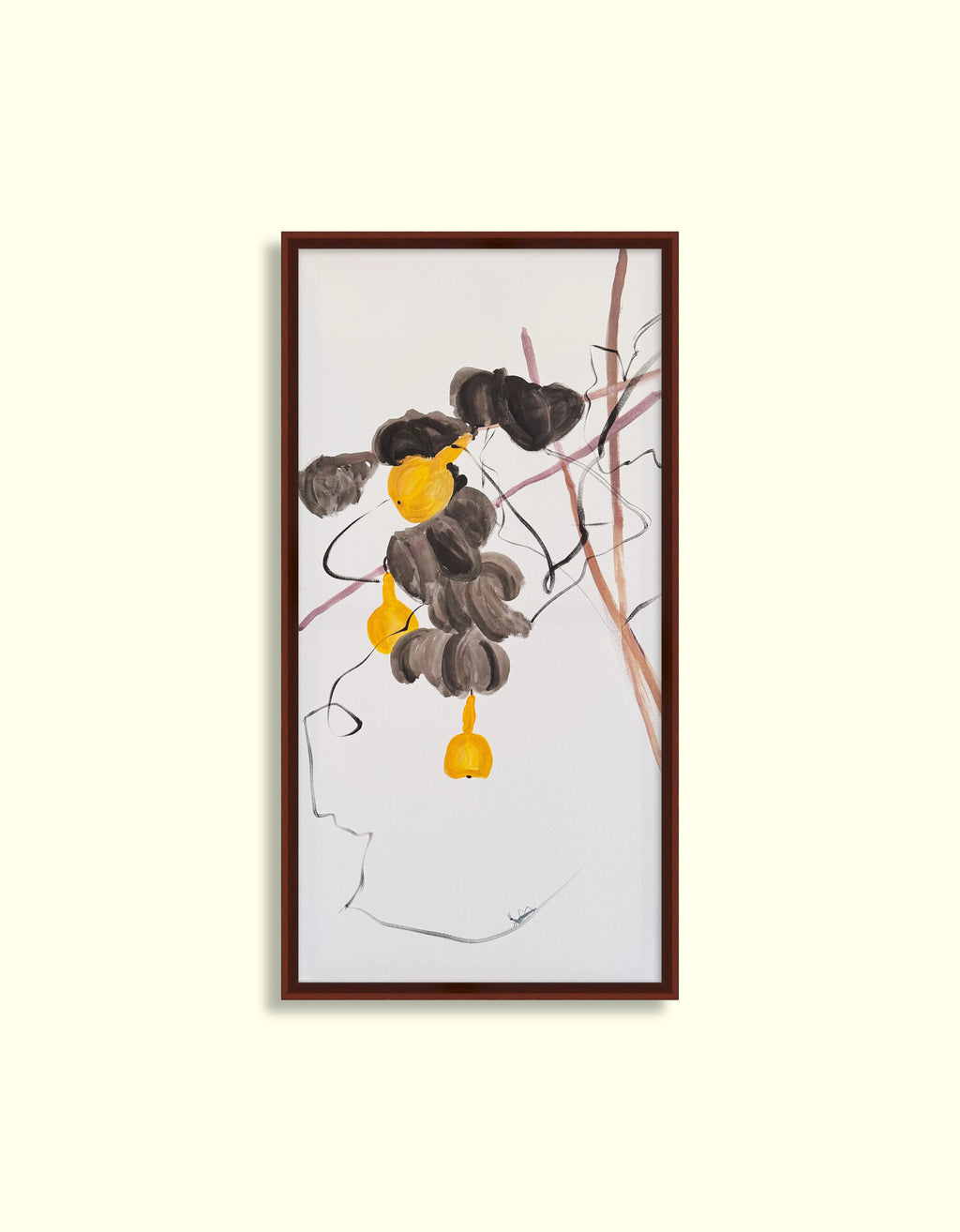 《金葫芦吉祥图》｜丙烯中国画 78.5×39.5cm