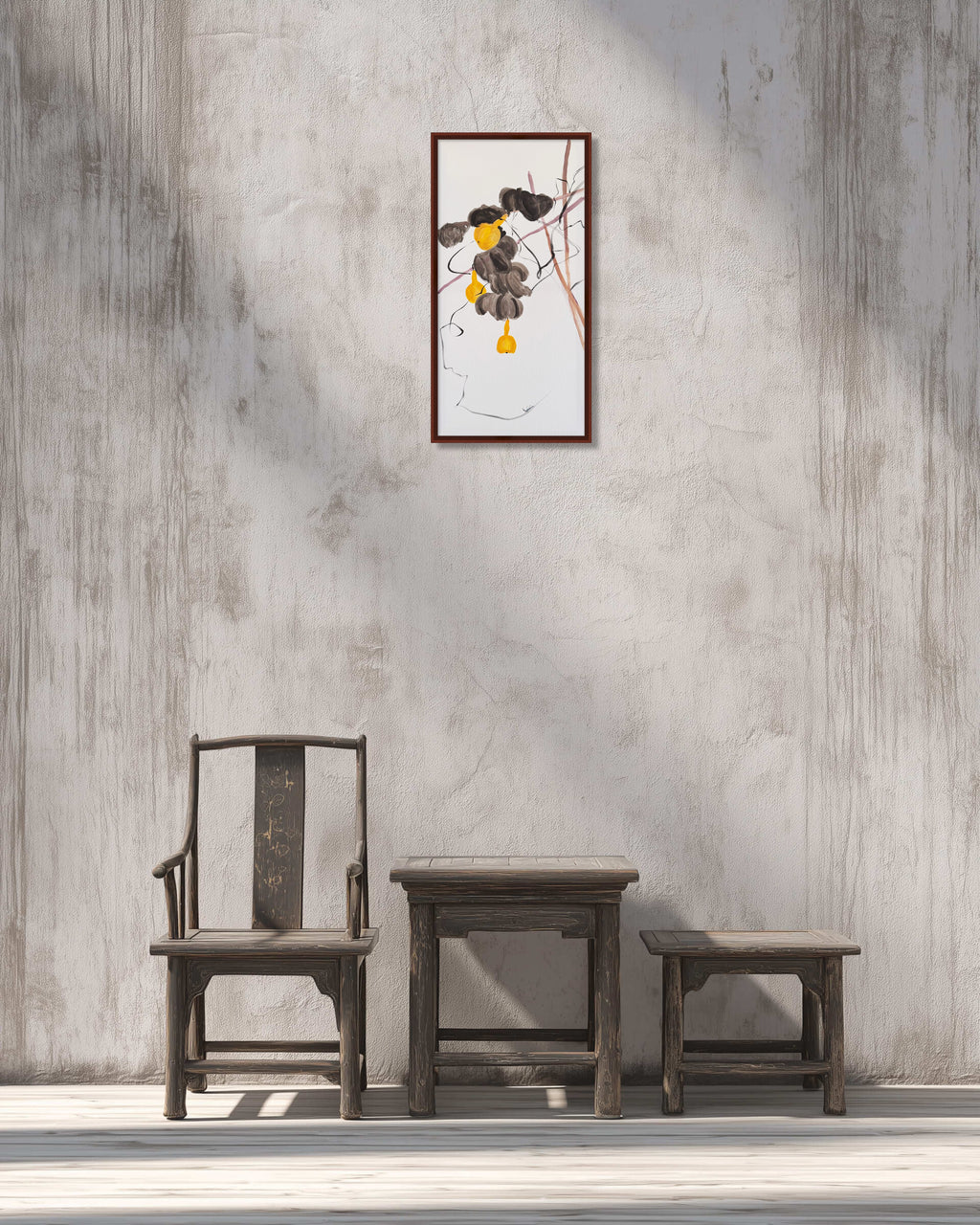 《金葫芦吉祥图》｜丙烯中国画 78.5×39.5cm