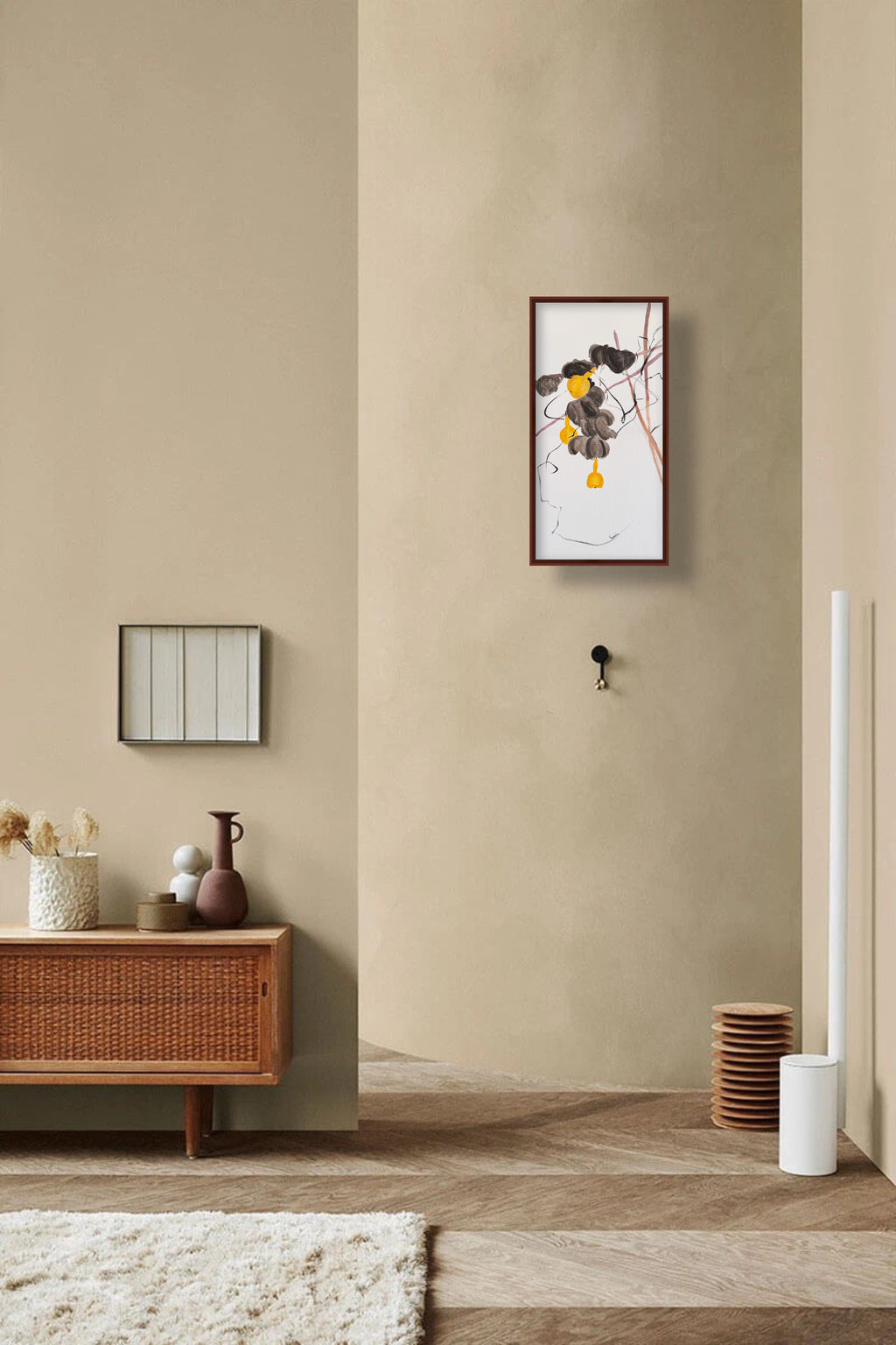 《金葫芦吉祥图》｜丙烯中国画 78.5×39.5cm