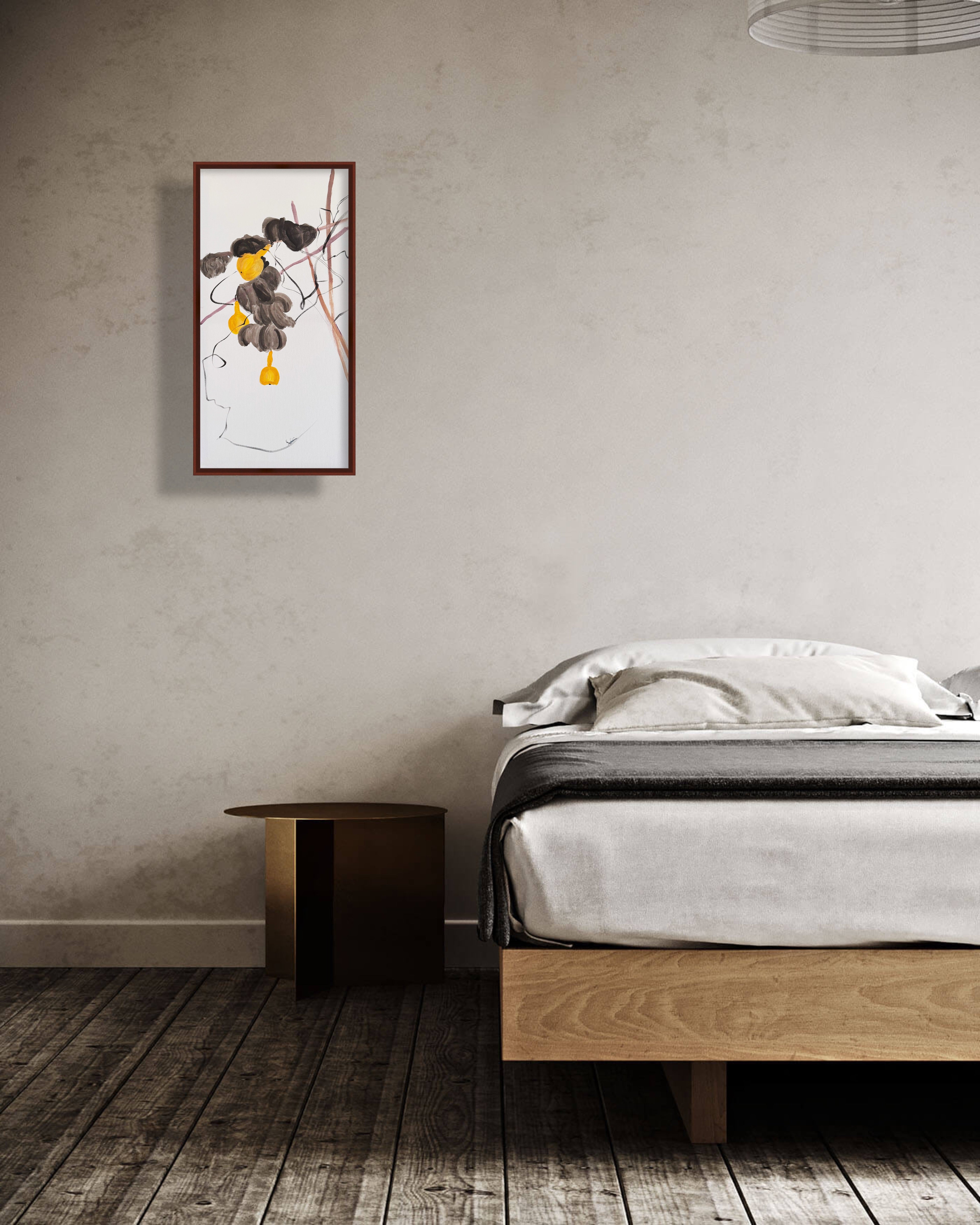 《金葫芦吉祥图》｜丙烯中国画 78.5×39.5cm