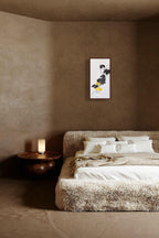 《清墨金葫图》 Acrylic Gourd Painting 78.5×39.5 cm