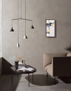 《墨影金葫·写意丙烯中国画》 Acrylic Gourd Painting · Inspired by Qi Baishi（78.5 × 39.5 cm）