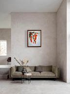 丙烯国画 柿子红了 59×49.5cm
Acrylic Chinese Painting Persimmons in Autumn 59×49.5cm