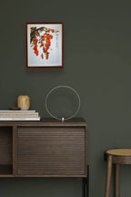 丙烯国画 柿子红了 59×49.5cm
Acrylic Chinese Painting Persimmons in Autumn 59×49.5cm