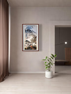 山川吟 · 云岭松风图》

中国画（纸本）｜138×68cm｜原创作品