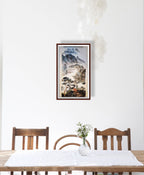 山川吟 · 云岭松风图》

中国画（纸本）｜138×68cm｜原创作品