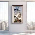 山川吟 · 云岭松风图》

中国画（纸本）｜138×68cm｜原创作品